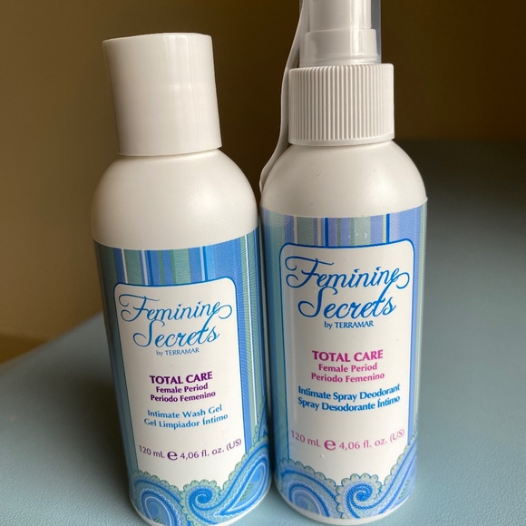FEMININE SECRETS TOTAL CARE / Feminine Period Intimate Wash & Deodorant Spray - Picture 1 of 1